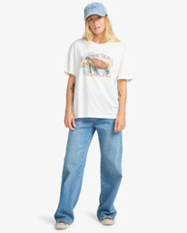2 On Vacay - T-Shirt à manches courtes pour Femme Blanc EBJZT00468 Billabong