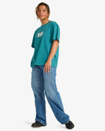 2 In The Beyond - Short Sleeve T-Shirt for Women Green EBJZT00469 Billabong