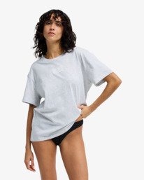 0 In The Beyond - T-Shirt &agrave; manches courtes pour Femme Gris EBJZT00469 Billabong