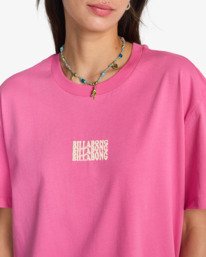 4 In The Beyond - Short Sleeve T-Shirt for Women Pink EBJZT00469 Billabong