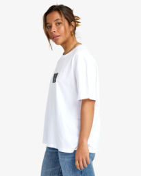 3 In The Beyond - Short Sleeve T-Shirt for Women White EBJZT00469 Billabong