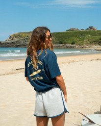 0 Catch Feelings - T-Shirt à manches courtes pour Femme Bleu EBJZT00471 Billabong