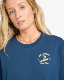 4 Catch Feelings - T-shirt met korte mouwen voor Dames Blue EBJZT00471 Billabong