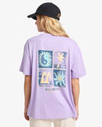 1 Mixing Vibes - T-Shirt à manches courtes pour Femme Multi EBJZT00473 Billabong
