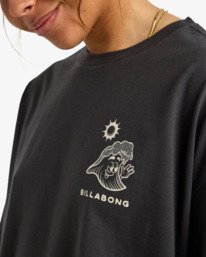 4 The Great Waves - T-Shirt à manches courtes pour Femme Noir EBJZT00475 Billabong
