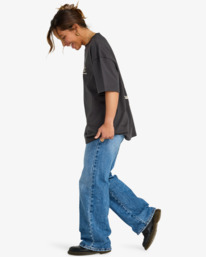 2 The Great Waves - T-Shirt à manches courtes pour Femme Noir EBJZT00475 Billabong
