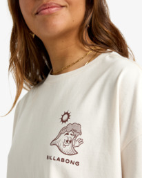 4 The Great Waves - T-Shirt à manches courtes pour Femme Blanc EBJZT00475 Billabong