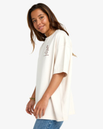 3 The Great Waves - T-Shirt à manches courtes pour Femme Blanc EBJZT00475 Billabong