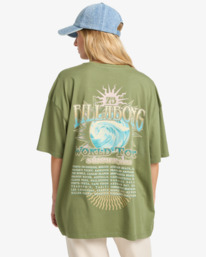 1 Take A Tour - Short Sleeve T-Shirt for Women Green EBJZT00476 Billabong
