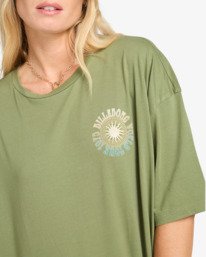4 Take A Tour - Short Sleeve T-Shirt for Women Green EBJZT00476 Billabong