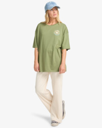 2 Take A Tour - Short Sleeve T-Shirt for Women Green EBJZT00476 Billabong