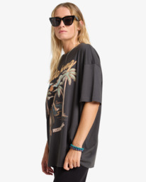 3 My Sunny Girl - T-Shirt à manches courtes pour Femme Noir EBJZT00477 Billabong