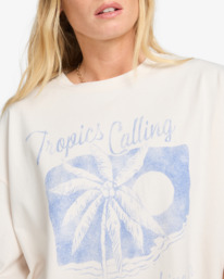 4 This Sunny Time - T-Shirt für Frauen Weiss EBJZT00479 Billabong