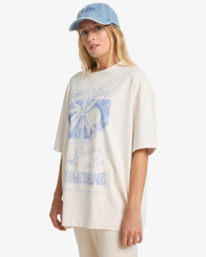 3 This Sunny Time - T-Shirt für Frauen Weiss EBJZT00479 Billabong