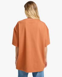 1 Jumps In Water - Short Sleeve T-Shirt for Women Brown EBJZT00480 Billabong