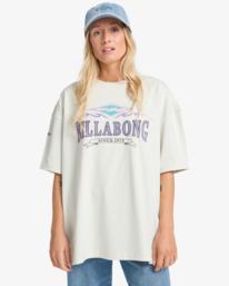 1 Wave Out - T-Shirt à manches courtes pour Femme Gris EBJZT00481 Billabong