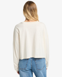 1 Ana Aguila - T-shirt met Lange Mouwen voor Dames White EBJZT00490 Billabong