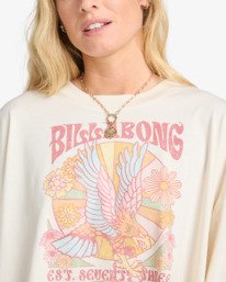 4 Ana Aguila - T-shirt met Lange Mouwen voor Dames White EBJZT00490 Billabong