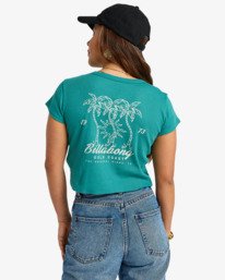 1 In The Sun - Short Sleeve T-Shirt for Women Green EBJZT00492 Billabong