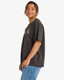 3 Happy Paths - T-Shirt à manches courtes pour Femme Noir EBJZT00495 Billabong
