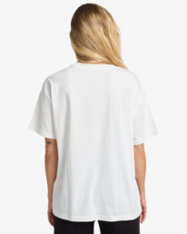 1 Happy Paths - Short Sleeve T-Shirt for Women White EBJZT00495 Billabong