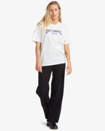 2 Happy Paths - Short Sleeve T-Shirt for Women White EBJZT00495 Billabong