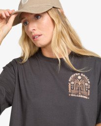 4 Always Looking - Short Sleeve T-Shirt for Women Black EBJZT00496 Billabong