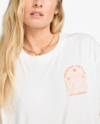 4 Always Looking - Short Sleeve T-Shirt for Women White EBJZT00496 Billabong