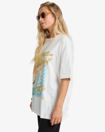 3 Where The Sun Collide - T-Shirt à manches courtes pour Femme Blanc EBJZT00499 Billabong