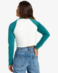 1 Beach Club - Raglan T-Shirt for Women White EBJZT00500 Billabong
