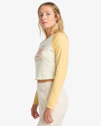 3 Beach Club - Maglietta in raglan da Donna Yellow EBJZT00500 Billabong