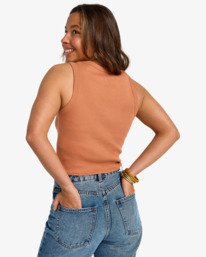 1 Perfect Session - Short Sleeve T-Shirt for Women Brown EBJZT00503 Billabong