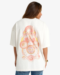 2 Surf Mandala - Maglietta serigrafata a maniche corte da Donna White EBJZT00506 Billabong