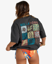 2 Brand New Day - Short Sleeve T-Shirt for Women Black EBJZT00507 Billabong
