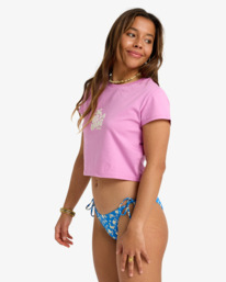 3 Trust Your Soul - Short Sleeve T-Shirt for Women Rosa EBJZT00509 Billabong