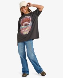 2 Golden Child - Camiseta de manga corta para mujer Negro EBJZT00554 Billabong