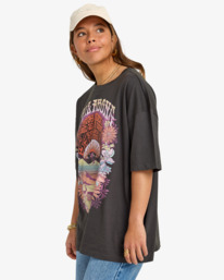 3 Golden Child - Camiseta de manga corta para mujer Negro EBJZT00554 Billabong