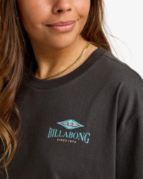 4 Heritage Backer - Short Sleeve T-Shirt for Women Black EBJZT00556 Billabong