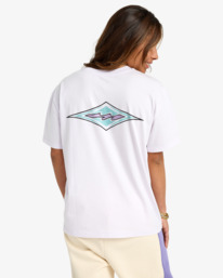 1 Heritage Backer - Short Sleeve T-Shirt for Women Purple EBJZT00556 Billabong