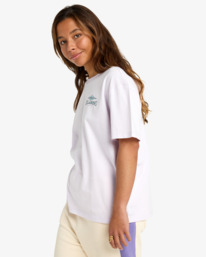 3 Heritage Backer - Short Sleeve T-Shirt for Women Purple EBJZT00556 Billabong