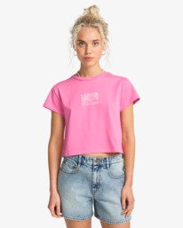 0 Holiday Soon - Cropped T-Shirt for Women Pink EBJZT00568 Billabong