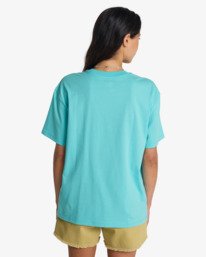 2 Rip Currents - Short Sleeve T-Shirt for Women Blue EBJZT00572 Billabong