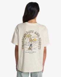 2 Welcome To Hawaii - Short Sleeve T-Shirt for Women White EBJZT00575 Billabong