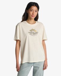 0 Welcome To Hawaii - Short Sleeve T-Shirt for Women White EBJZT00575 Billabong