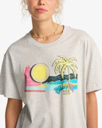 4 Hot Tropics - T-Shirt f&uuml;r Frauen Grau EBJZT00577 Billabong