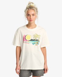 0 Hot Tropics - T-Shirt f&uuml;r Frauen Weiss EBJZT00577 Billabong