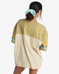 1 Split Palm - T-Shirt f&uuml;r Frauen Gelb EBJZT00578 Billabong