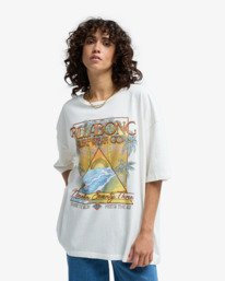 0 Sun Meets Sea - T-Shirt f&uuml;r Frauen Weiss EBJZT00583 Billabong