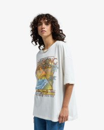 3 Sun Meets Sea - T-Shirt f&uuml;r Frauen Weiss EBJZT00583 Billabong