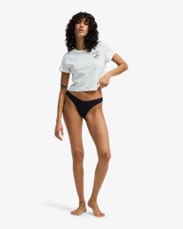2 Surf The Waves - Camiseta crop para mujer Blanco EBJZT00586 Billabong